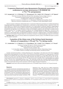 S-граниты Ижемской зоны фундамента Печорской синеклизы: особенности состава, результаты U-Pb SHRIMP-RG и 40Ar-39Ar-датирования