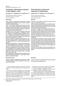 Головневые заболевания пшеницы и меры борьбы с ними