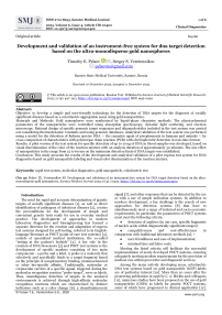 Development and validation of an instrument-free system for dna target detection based on the ultra-monodisperse gold nanospheres