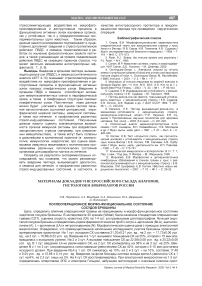 Материалы докладов VI Всероссийского съезда анатомов, гистологов и эмбриологов России