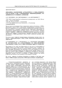 Динамика накопления аутоантител к NMDA-рецепторам и белку S-100 у доношенных новорожденных, родившихся в условиях асфиксии