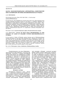 Фауна полужесткокрылых (Heteroptera) окрестностей озер Харбейской системы (Большеземельская тундра)