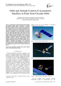 Orbit and Attitude Control of Asymmetric Satellites in Polar Near-Circular Orbit