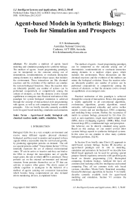 Agent-based Models in Synthetic Biology: Tools for Simulation and Prospects