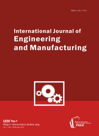 Cover page and Table of Contents. Vol. 1 No. 1, 2011, IJEM