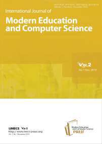 Cover page and Table of Contents. vol. 2 No. 1, 2010, IJMECS