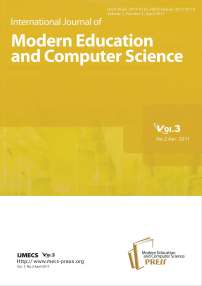 Cover page and Table of Contents. vol. 3 No. 2, 2011, IJMECS