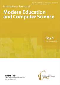 Cover page and Table of Contents. vol. 3 No. 5, 2011, IJMECS