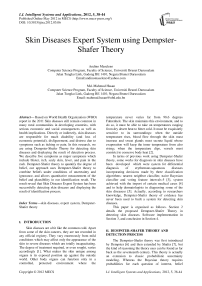 Skin Diseases Expert System using Dempster-Shafer Theory