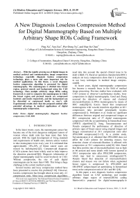 A New Diagnosis Loseless Compression Method for Digital Mammography Based on Multiple Arbitrary Shape ROIs Coding Framework