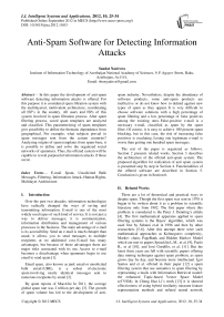 Anti-Spam Software for Detecting Information Attacks