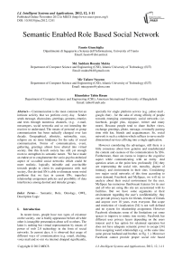 Semantic Enabled Role Based Social Network