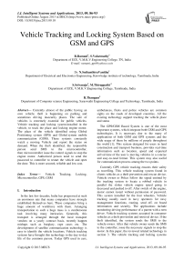 Vehicle Tracking and Locking System Based on GSM and GPS