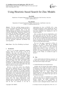 Using Heuristic-based Search for Zinc Models