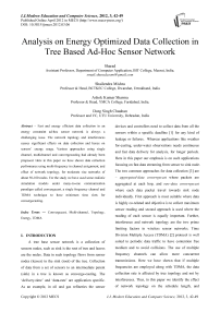 Analysis on Energy Optimized Data Collection in Tree Based Ad-Hoc Sensor Network