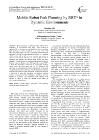 Mobile Robot Path Planning by RRT* in Dynamic Environments