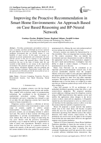 Improving the Proactive Recommendation in Smart Home Environments: An Approach Based on Case Based Reasoning and BP-Neural Network