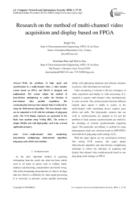 Research on the method of multi-channel video acquisition and display based on FPGA