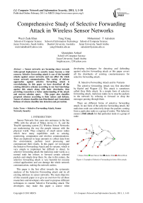 Comprehensive Study of Selective Forwarding Attack in Wireless Sensor Networks