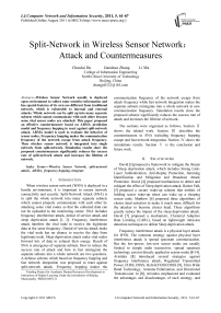 Split-Network in Wireless Sensor Network:Attack and Countermeasures