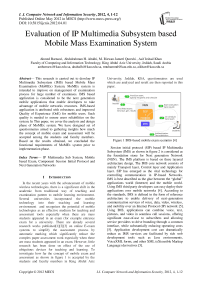 Evaluation of IP Multimedia Subsystem based Mobile Mass Examination System