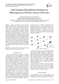 QoS Enabled Probabilistic Routing for Heterogeneous Wireless Sensor Networks