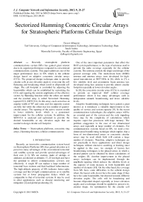 Sectorized Hamming Concentric Circular Arrays for Stratospheric Platforms Cellular Design