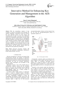Innovative Method for Enhancing Key Generation and Management in the AES-Algorithm