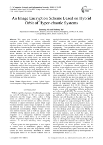 An Image Encryption Scheme Based on Hybrid Orbit of Hyper-chaotic Systems