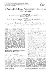 A Secure Code-Based Authentication Scheme for RFID Systems