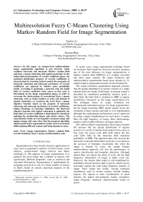 Multiresolution Fuzzy C-Means Clustering Using Markov Random Field for Image Segmentation