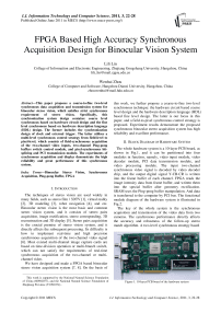FPGA Based High Accuracy Synchronous Acquisition Design for Binocular Vision System