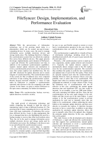 FileSyncer: Design, Implementation, and Performance Evaluation