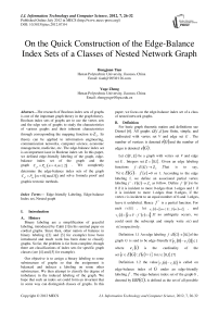 On the Quick Construction of the Edge-Balance Index Sets of a Classes of Nested Network Graph