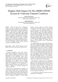 Doppler Shift Impact On The MIMO OFDM System In Vehicular Channel Condition