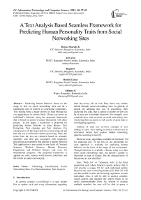 A Text Analysis Based Seamless Framework for Predicting Human Personality Traits from Social Networking Sites