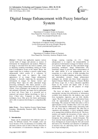 Digital Image Enhancement with Fuzzy Interface System