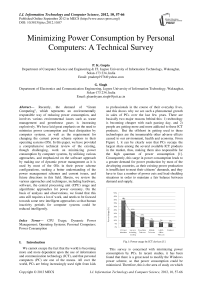 Minimizing Power Consumption by Personal Computers: A Technical Survey