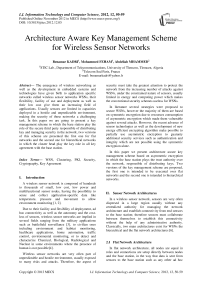 Architecture Aware Key Management Scheme for Wireless Sensor Networks