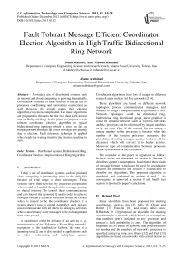 Fault Tolerant Message Efficient Coordinator Election Algorithm in High Traffic Bidirectional Ring Network