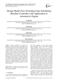 Design Model Free Switching Gain Scheduling Baseline Controller with Application to Automotive Engine