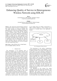 Enhancing Quality of Service in Heterogeneous Wireless Network using EDLAS
