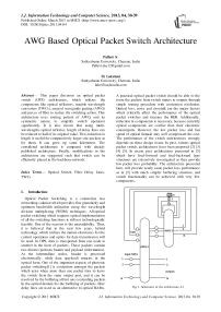 AWG Based Optical Packet Switch Architecture