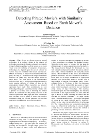 Detecting Pirated Movie’s with Similarity Assessment Based on Earth Mover’s Distance