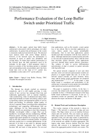 Performance Evaluation of the Loop Buffer Switch under Prioritized Traffic