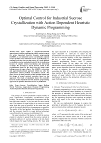 Optimal Control for Industrial Sucrose Crystallization with Action Dependent Heuristic Dynamic Programming