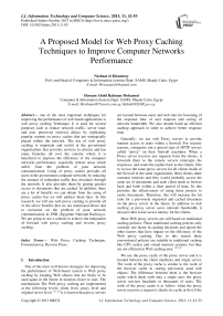 A Proposed Model for Web Proxy Caching Techniques to Improve Computer Networks Performance