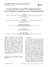 Design Parallel Linear PD Compensation by Fuzzy Sliding Compensator for Continuum Robot
