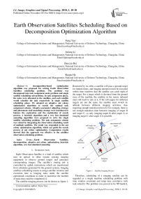 Earth Observation Satellites Scheduling Based on Decomposition Optimization Algorithm