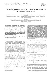 Novel Approach to Cluster Synchronization in Kuramoto Oscillators